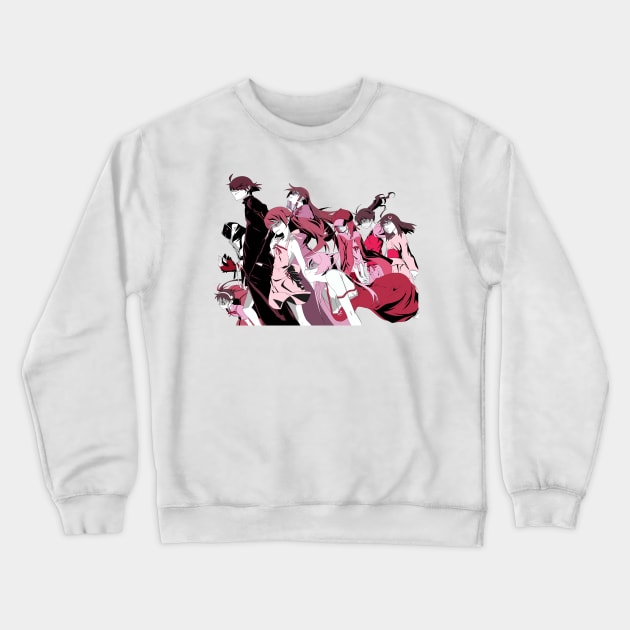 monogatari Crewneck Sweatshirt by Miri Art